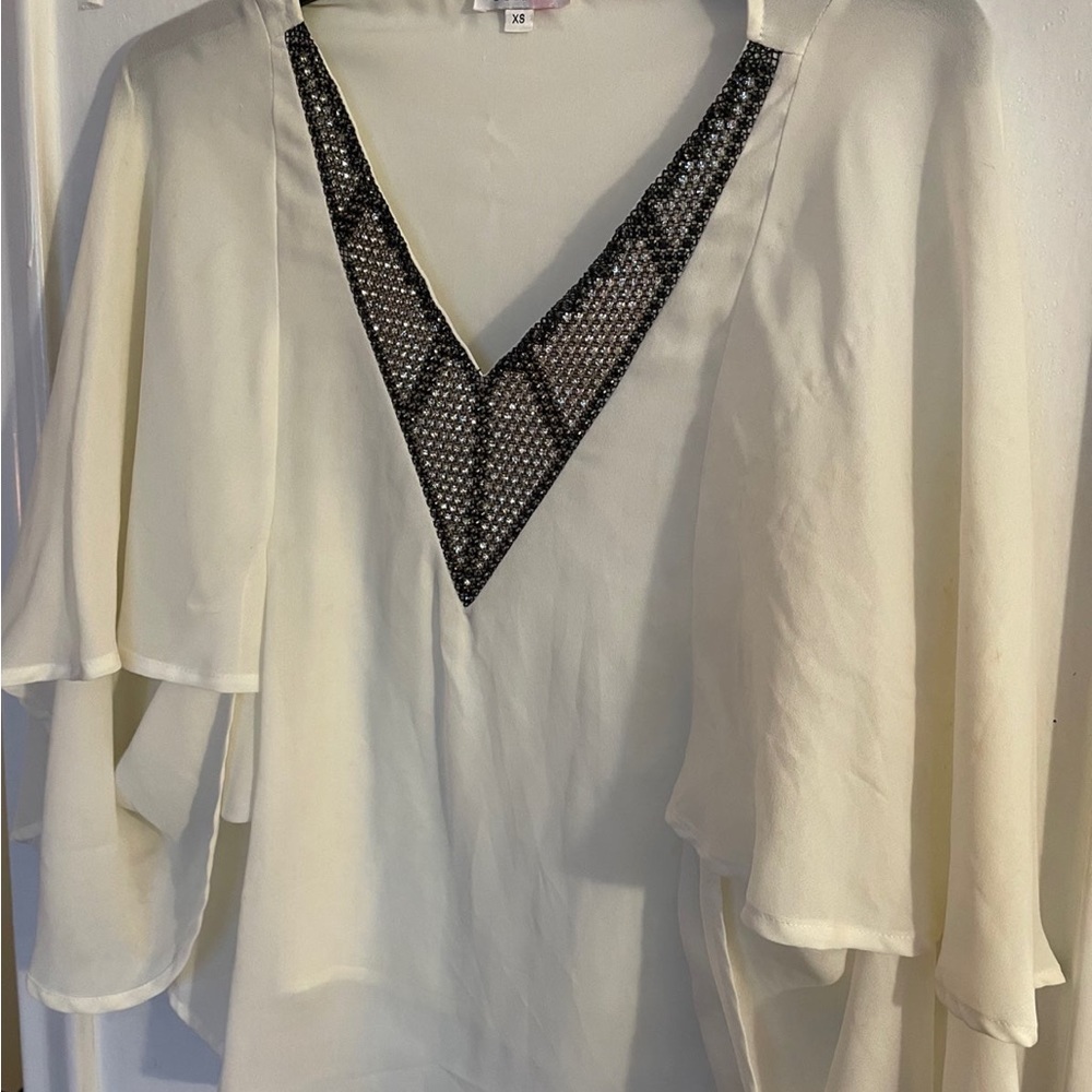 Rhinestone blouse
